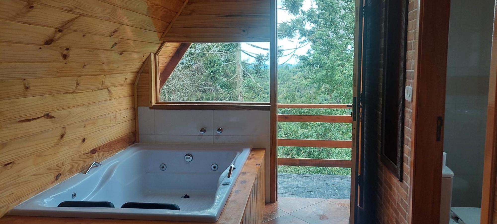 Chale Com Hidromassagem Da Vick Hotel Campos do Jordao Exterior photo